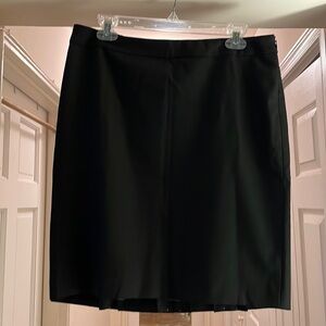 Ann Taylor classic short black skirt